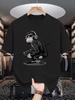 Unisexs Crew Neck T Shirt Cool Monkey With Headphones Sunglasses Graphic Short Sleeve Casual Cotton Hip Hop Music Streetwear Tees