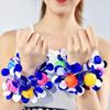 2pcs 10 Styles Sports Game Pompoms Apply to Sports Children Dance Pompoms  Sports Games Bracelet