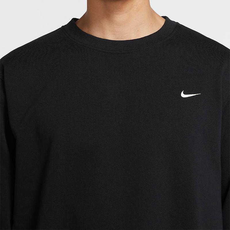 Nike Standard Issue Dri-Fit Basketball Crew Neck Sweatshirt Men Tops Black CK6359-010