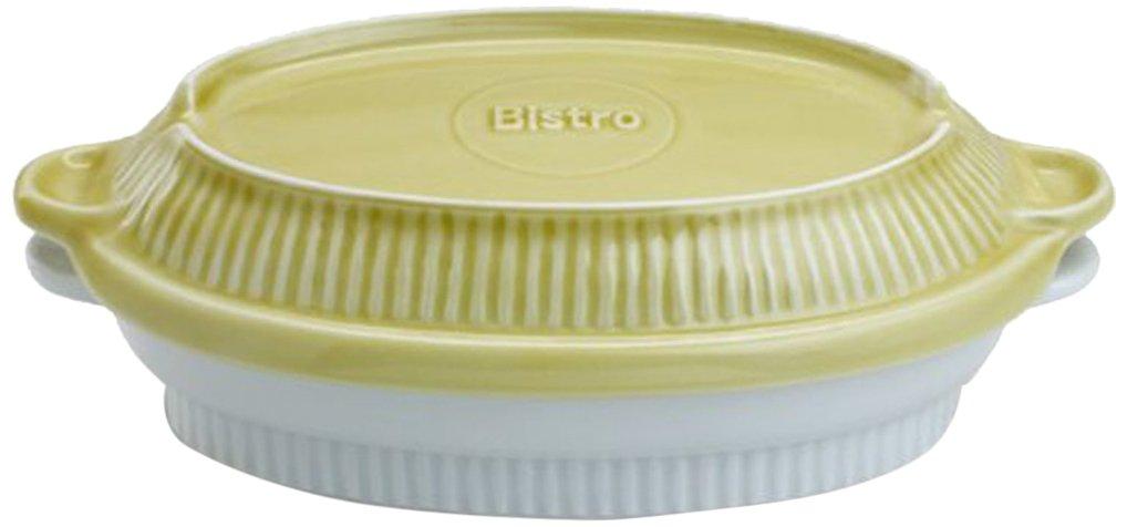 

Стильная форма для гратена Хасами с крышкой-тарелкой с надписью Made in pale x x x 21 x см (функции посуды) Япония, желтый, крышка 12,6 21,2 2,8 см, блюдо 11,7