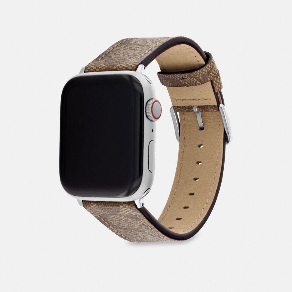 Coach Apple Watch  Strap  42 Mm And 44 Mm Ce912 Khaki