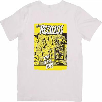Das Rezillos Music Unisex-Passform für Männer & Frauen Qualitäts-Baumwoll-T-Shirt Weiß.