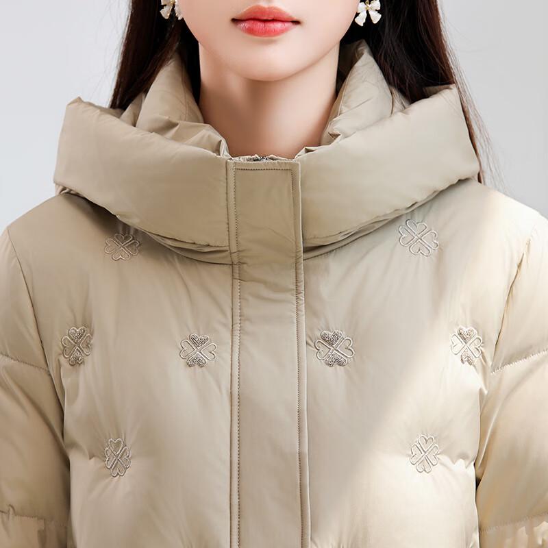 XueZhongFei Women's Hooded Short Down Jacket