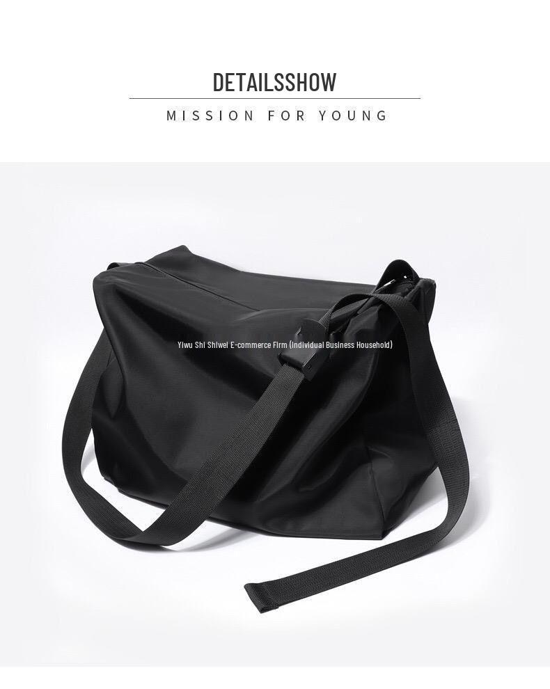 Unisex Japanese Style Summer Crossbody Messenger Bag – Large Capacity Travel & Fitness Backpack