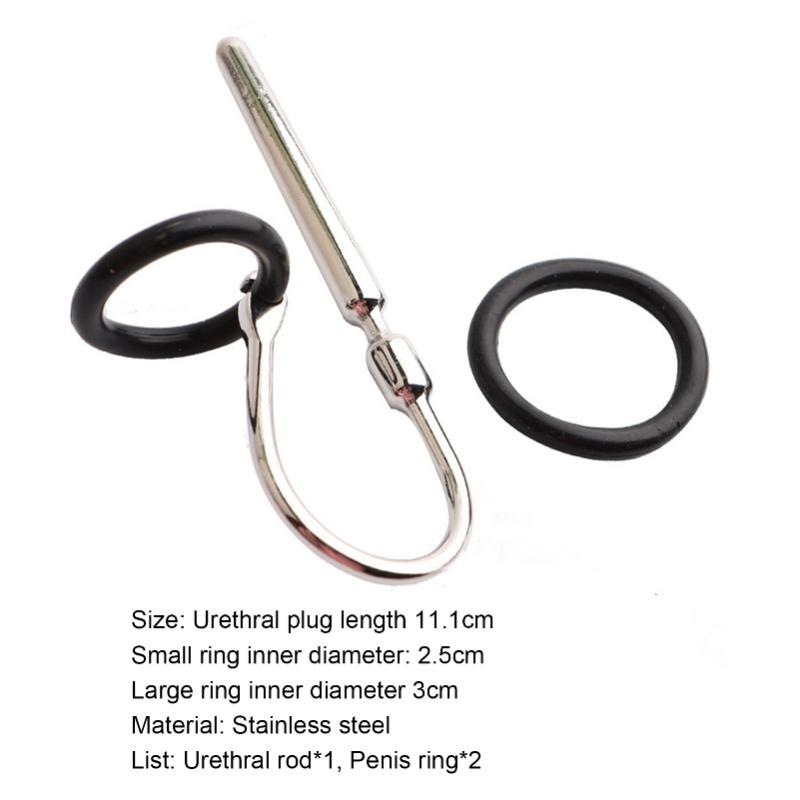 Penis Beads Urethral Dilators Sound Plug Horse Eye Sticks Insert Stimulation Stainless Steel Beads Male Masturbator Sex Toys