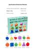 Montessori Baby Geometric Shapes Sorting Box for Ages 4-6 - Educational Color Matching & Cognitive Development Toy