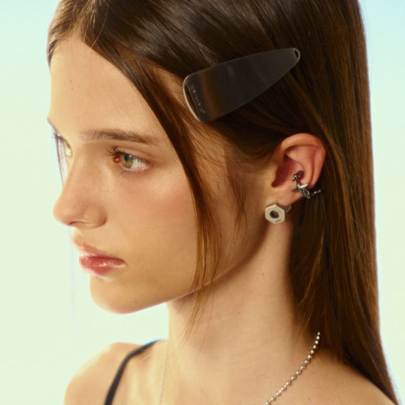 SENTIMENTS NO.492 [BURNISH] NUT EARRING