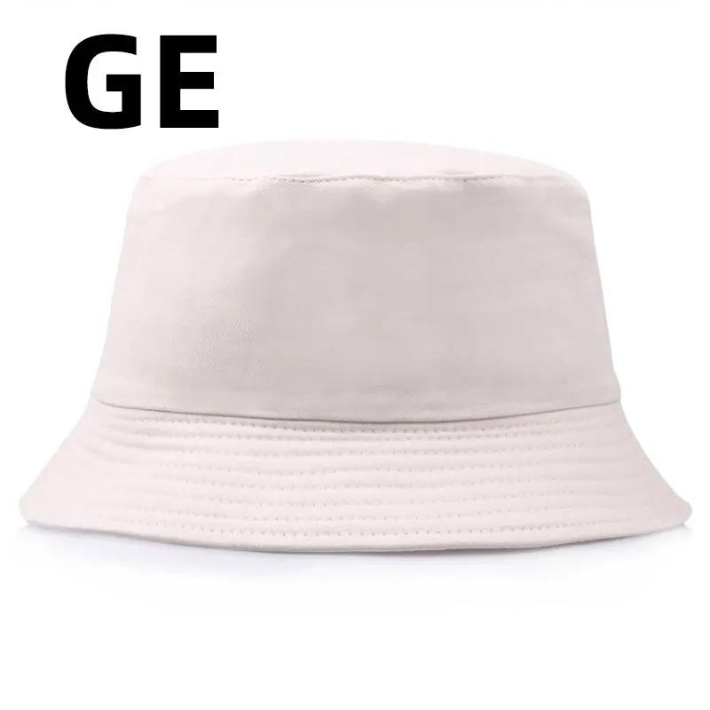 Fashion Summer Reversible Bucket Hat Woman Man Outdoor Sports Sun Beach Fisherman Cap Unisex Adult Daily Solid Visor Panama Hat