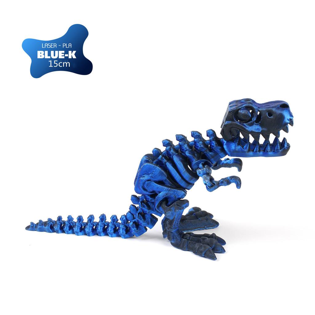 Creative 3D Printing of Tyrannosaurus Rex Ornaments Deformed Skeleton Toys Gear Balls Stress Reducing Crafts Home Car Decoration Gifts