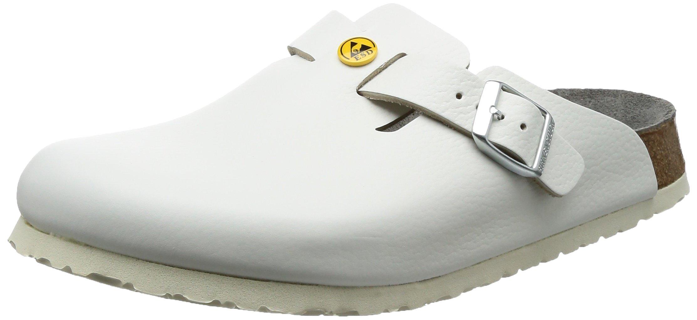 Birkenstock Boston ESD Leather Size cm Clog Men s White 260 18980₽