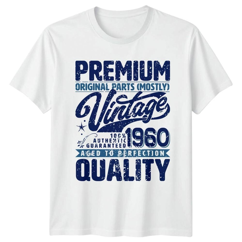 Premium Vintage 1960 66th Birthday Unisexs Unisexs Graphic Tee S
