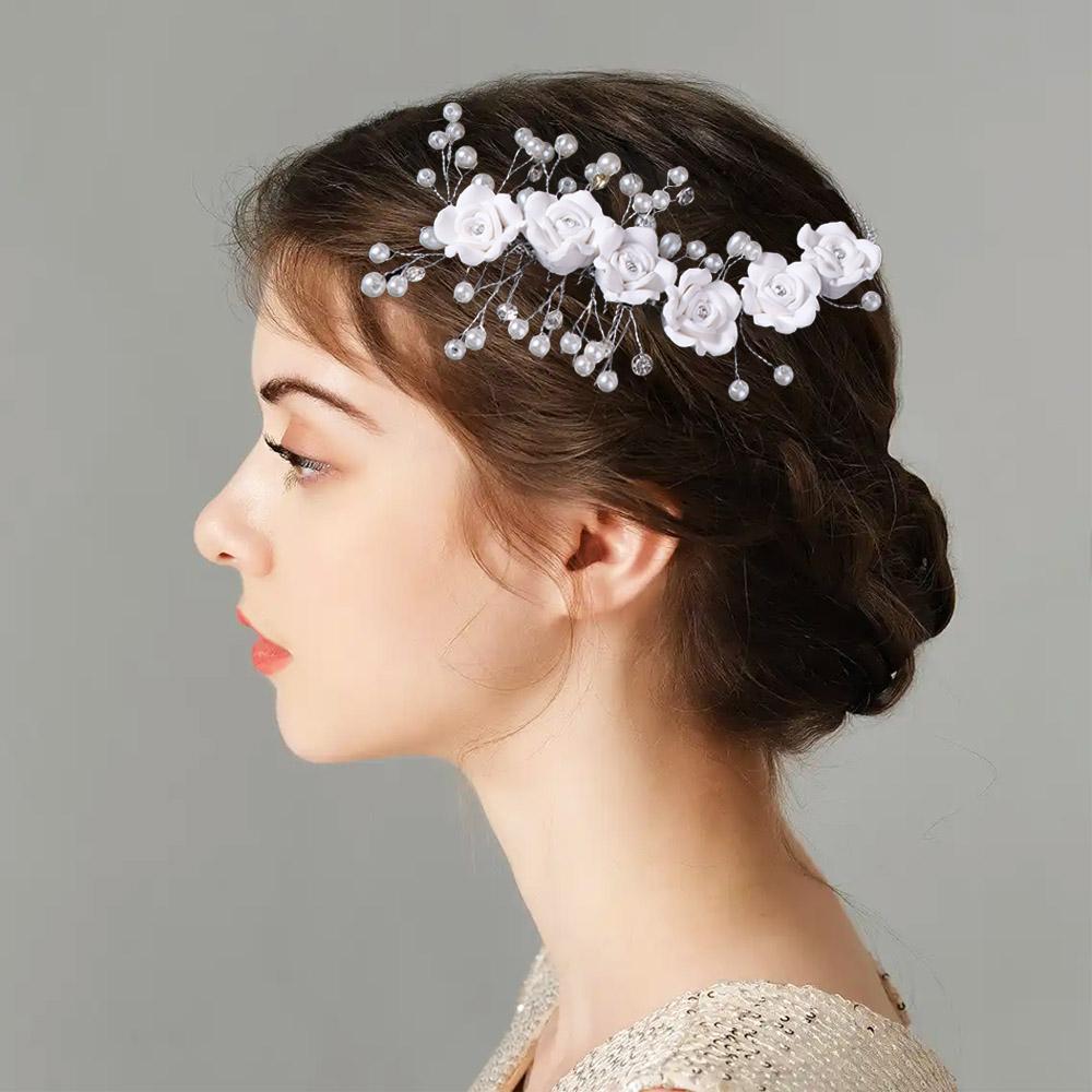 Handmade Bridal Headdress Exquisite Wedding Headwear Elegant Bridal Headwear  Hair Accessories