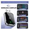 2025 Wireless CarPlay Adapter for iPhone,2in1 Wired To Wireless CarPlay,wireless Apple Carplay Adapter with usb-c/Type-C Android Auto