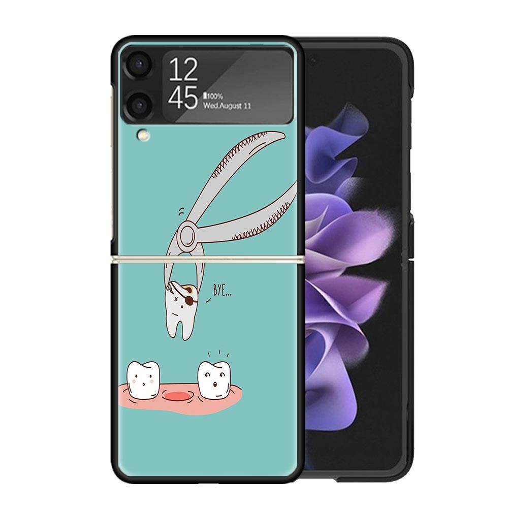

Wisdom Teeth Dentist Tooth Cases For Samsung Galaxy Z Flip 4 5 6 7 3 Z Flip7 Flip6 Flip4 Flip5 Flip3 5G Hard Shockproof Fundas C Samsung Z Flip 4