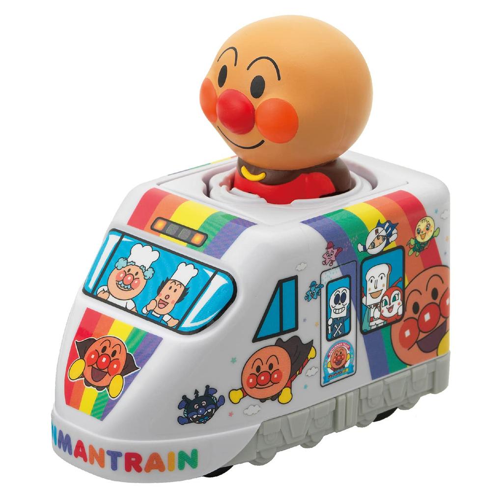 JOYPALETTE Anpanman NEW Push-Up Anpanman Train Yosan Line 8000 Series