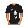 Herren & Damen Serge Gainsbourg Französisches Pop Rock T-Shirt - Ikonischer Musikikonen-Druck Kurzarm Lässiges Rundhals-T-Shirt, S-4XL Größen, Schwarz, Ganzjährig