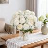 Kunstbloemen Grote Zijde Pioen Bruiloft Hortensia Bruidsboeketten Festival Krans Decoratie Huis Kamer Scrapbooking Doe-het-zelf Cadeaubox