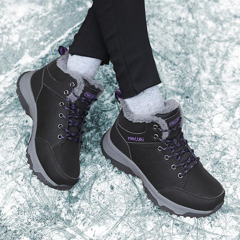 Damen Schneestiefel Winter Unisex Paar Übergröße Wanderschuhe Herren Wasserdicht Outdoor Hoch Wanderschuhe