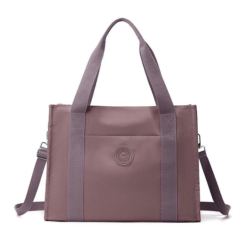 Women's Shoulder Bag Large Capacity Lightweight Tote Bag Nylon Hand Crossbody Bag