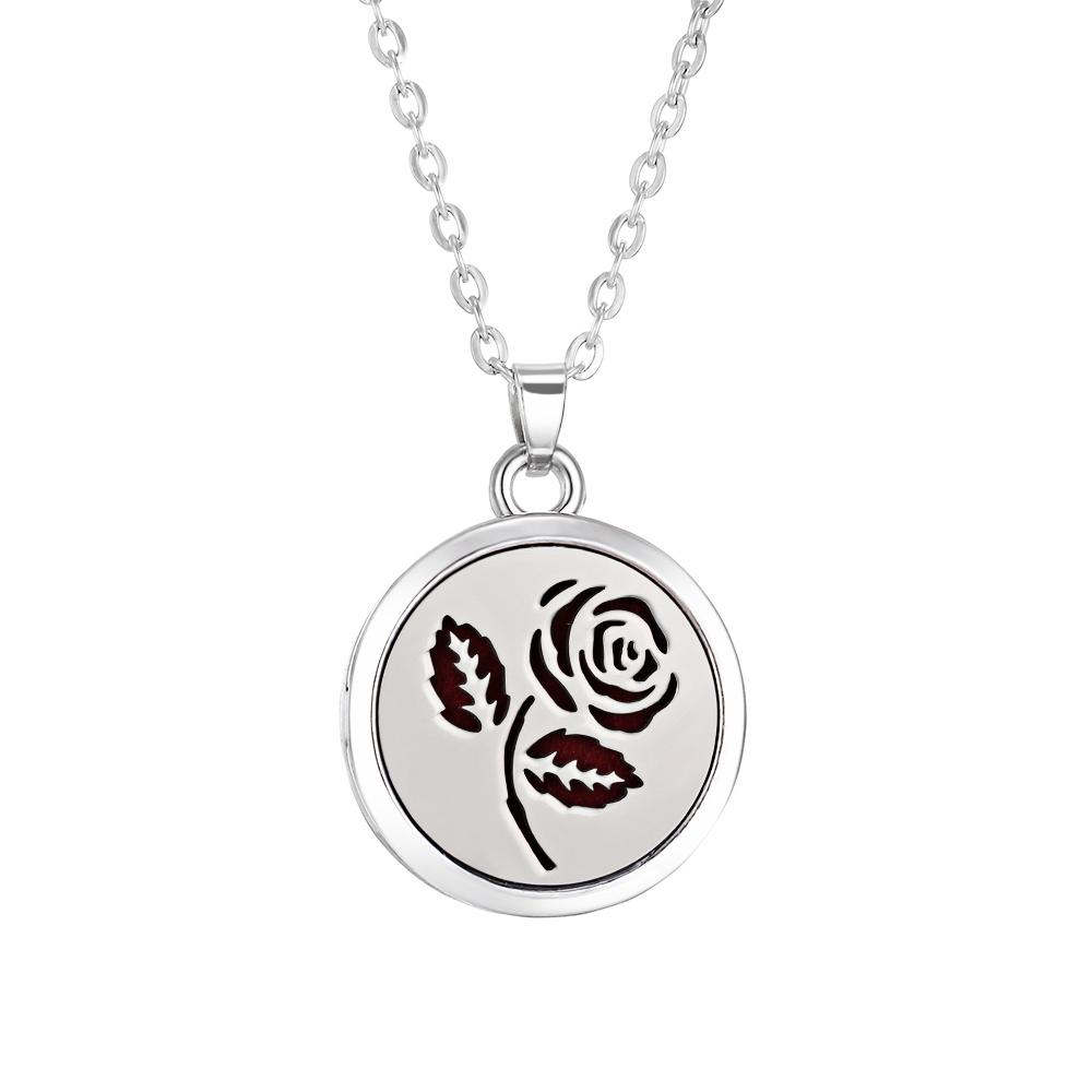New Tree Of Life Aromatherapy Necklace Essential Oil Diffuser Perfume Locket Pendant Necklaces Women Aroma Jewelry Gift