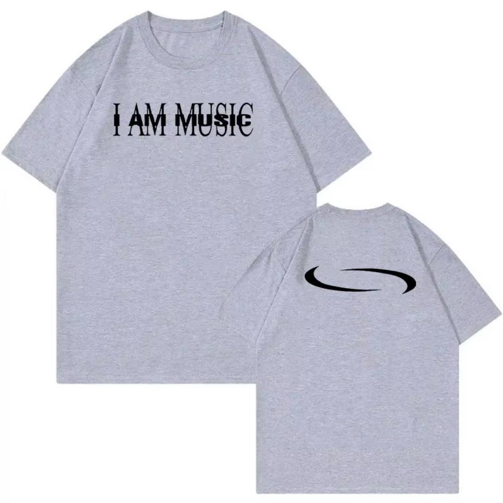 Rapper Playboi Carti I AM MUSIC Mark Print T-Shirt Herren Damen Retro Hohe Qualität Mode Oversized Baumwoll-T-Shirt Y2k Streetwear