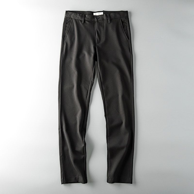 Label Cutting Cattle Goods Handsome Silm Tapered Casual Pants