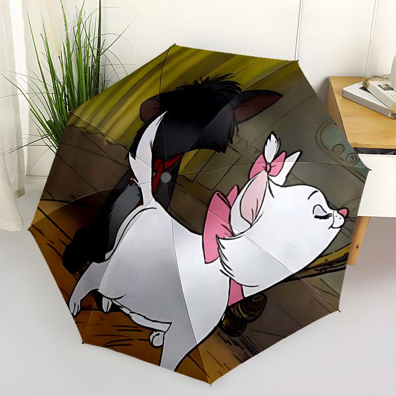 

Maria cat Themed Travel Umbrella-8 Ribs Automatic Opening and Closing, Portable Folding Design, Compact and Stylish Umbrella Suitable for Ou