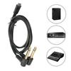 Type C to 6.35mm Straight Head/Elbow Cable USB C to Single/Double 1/4Inch Adapter Cord Line for Home Theater