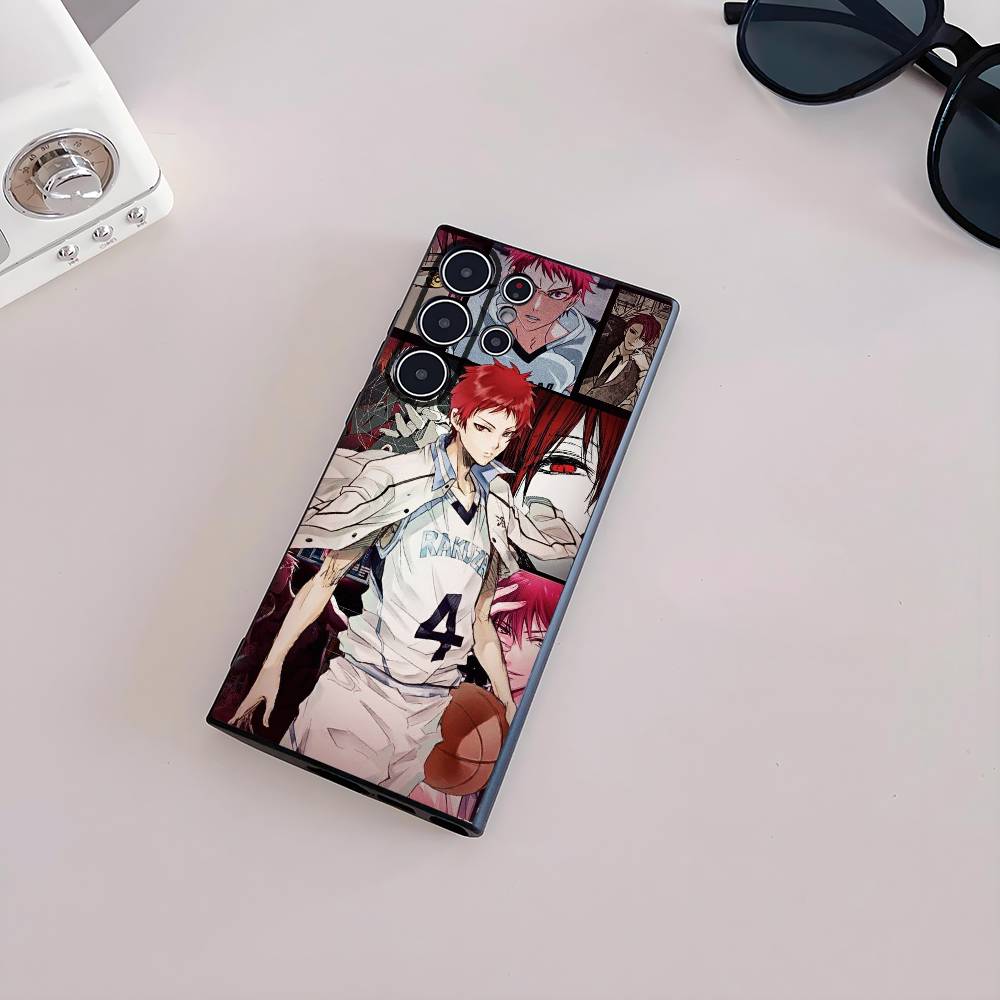 Anime Kuroko no Basuke Phone Case For Samsung Galaxy S25 S24 S22 S23 Ultra S21 S20 Plus 5G Frosted Non-Slip Full Cover Soft Case