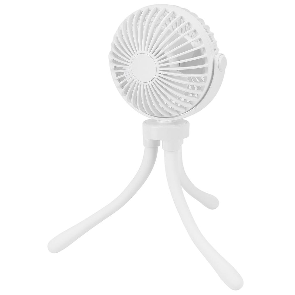 Stroller Fan Universal Adjustment Octopus Baby Fan 2500 to 4400RPM USB Charge Portable Fan with