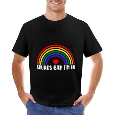 Love Heart Rainbow LGBTQ Shirts Gay Pride Shirts LGBT T-Shirt Rainbow Equality LesbianT Shirt Personalized Cotton Shirts