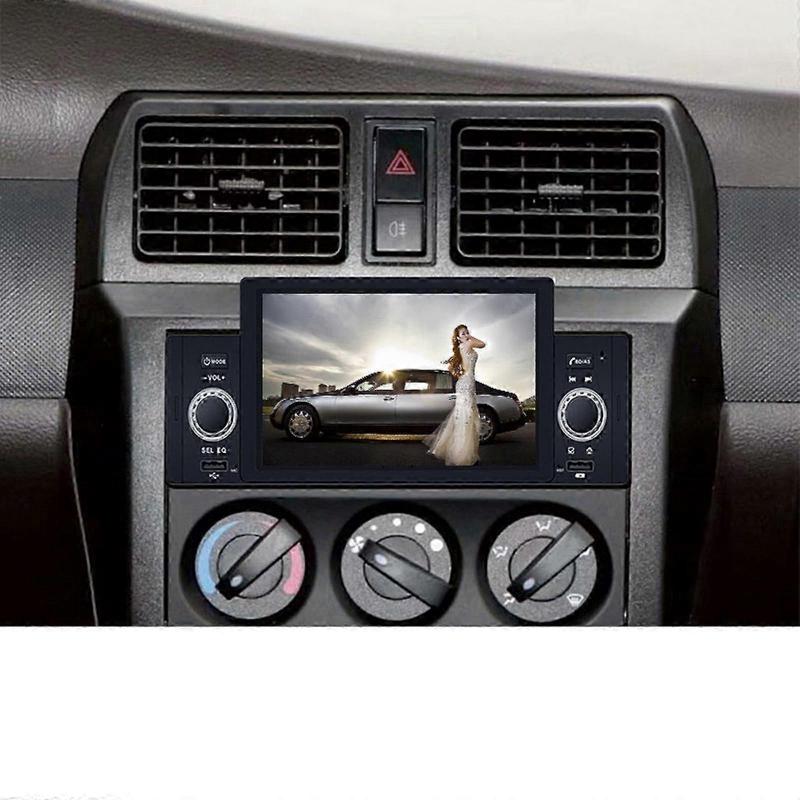 5 inch Autoradio CarPlay Android Auto Bluetooth GPS Navi 1 DIN Touch Screen MP5 Player fL