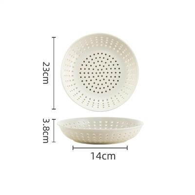 Deouxingguang 9-inch Ceramic Hollow Steaming Plate