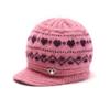 Hat winter knitted hat outdoor cold-proof plush thick warm female old lady duck tongue wool hat