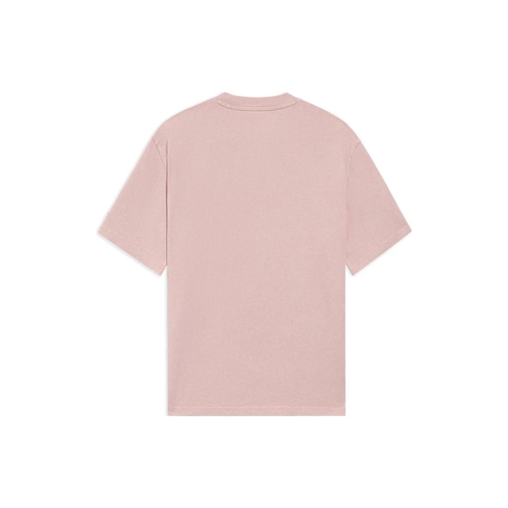 Li-Ning Solid Color Round Neck Casual Short Sleeve T-Shirt Men Tops Light-Bean-Paste-Purple AHSS361-9