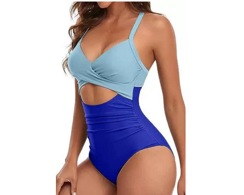 One-piece Swimsuit Female Sexy Building Tight Straps Swimsuit Bikini