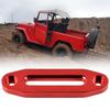 6 Inch Aluminum Hawse Fairlead with Mounting Hardware High Strength Hawse Fairlead Upgrades for Synthetic Winch Rope