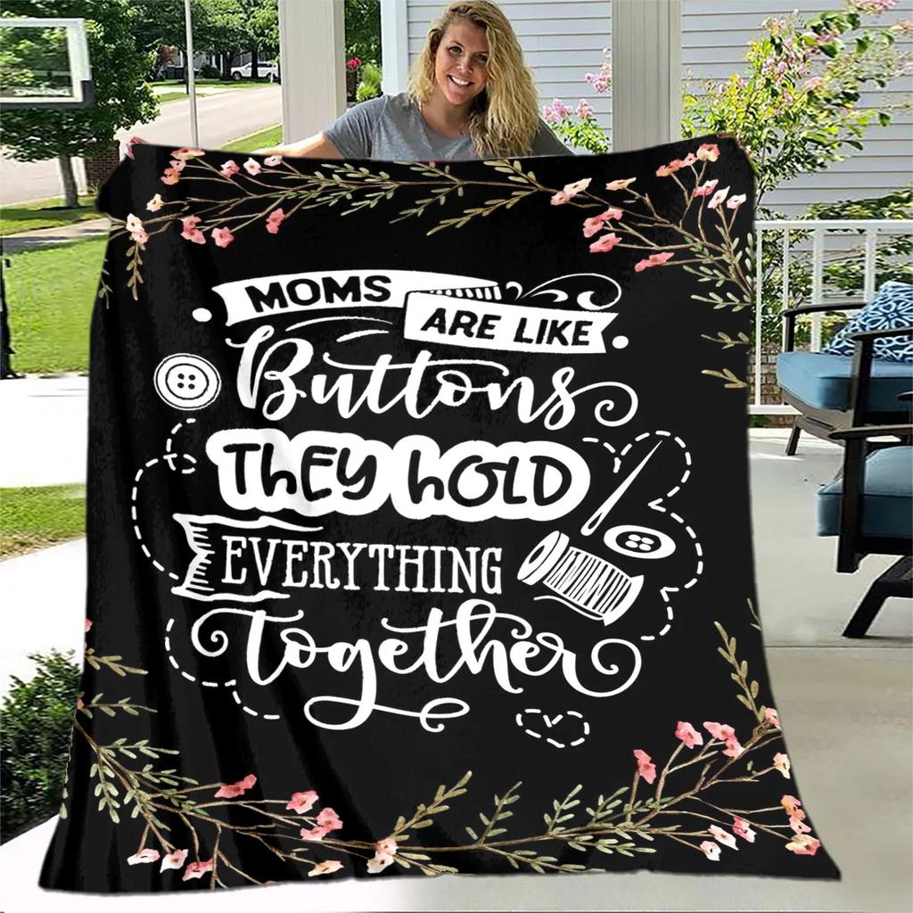 Para Minha Mãe Mamãe Série de Presentes Carta Cobertor, Manta Macia para Casa Quarto Cama Sofá Piquenique Viagem Escritório Cobertor de Cobertura Crianças