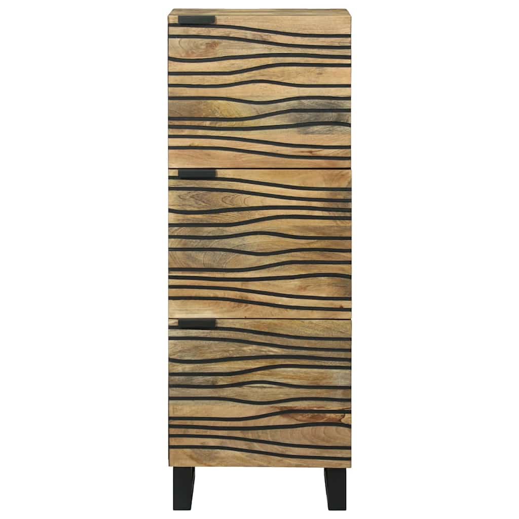 Highboard Brown 40 x 33 x 110 cm Solid Mango Wood