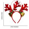 Snowman Antler Hair Hoop Red Hair Band New Headwear  Christmas