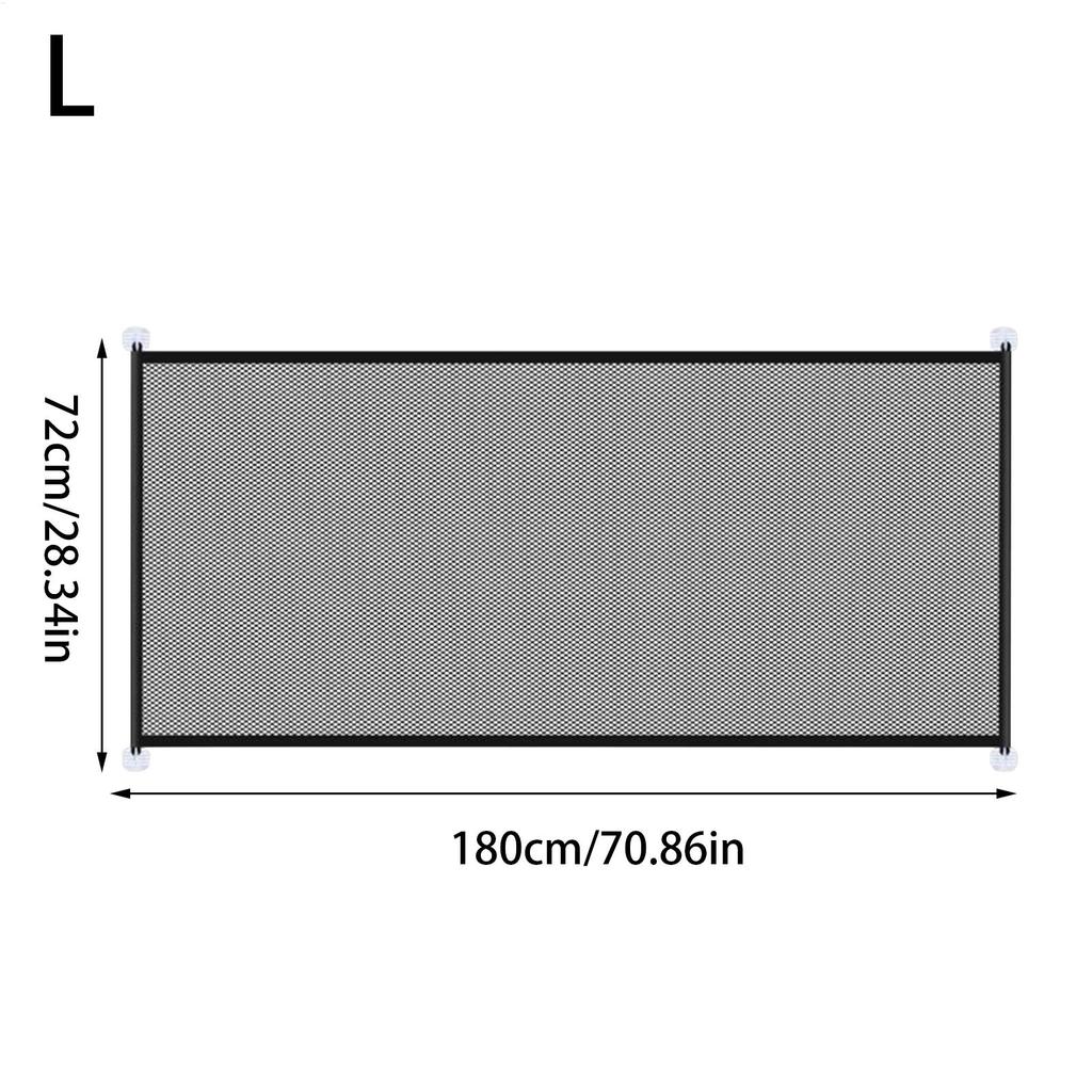 Cat Gate Folding No-Assembly Dog Door Barrier Enclosure Net Pet Supplies for Room Hallways Bathroom Garden Garage Doggy Stairs