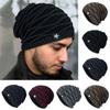 Men Women Fleece Lined Warm Thermal Ski Cap Beanie Hat Knitted Cap Skullies Hat