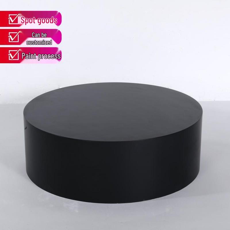 Round Commercial Paint Display Stand for Clothing and Live Broadcast, Foot Step Test Platform
