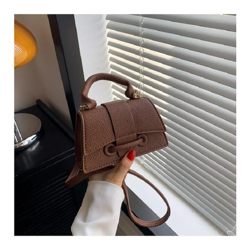 Damen Mini Umhängetasche Trend Designer Tasche für Frauen Handy Geldbörse PU Leder Handtasche Herbst Winter Messenger Bag Schwarz