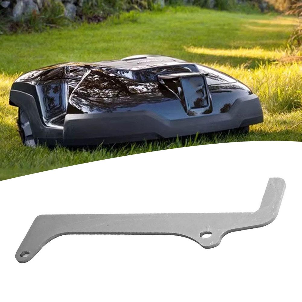 Lawn Maintenance Silver Lawn Mower Scraper Rear Scraper Wheel Replacement Easy Installation Keeps Wheels Debris-free