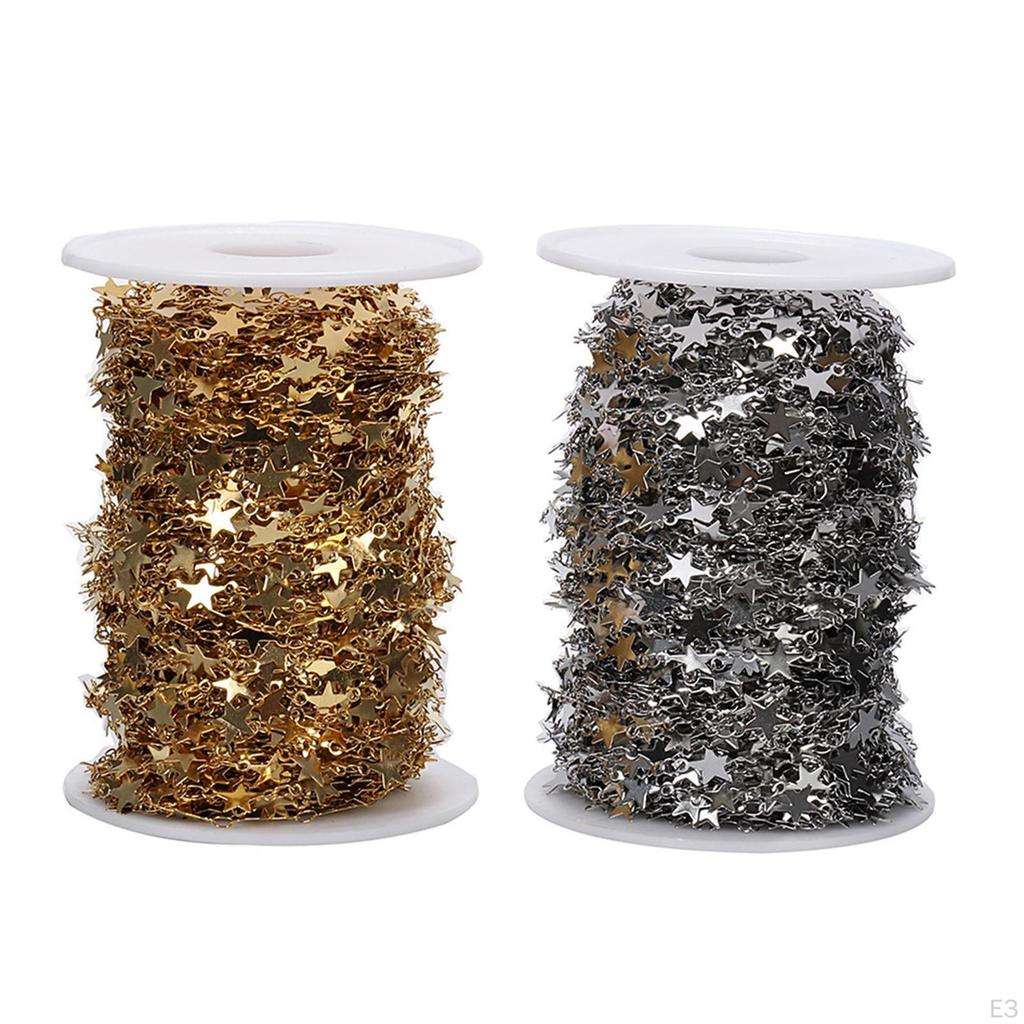 Chain, Hand Wrapped Chain Bulk Cable Chains for DIY, Earrings, Keychains, Bracelets,
