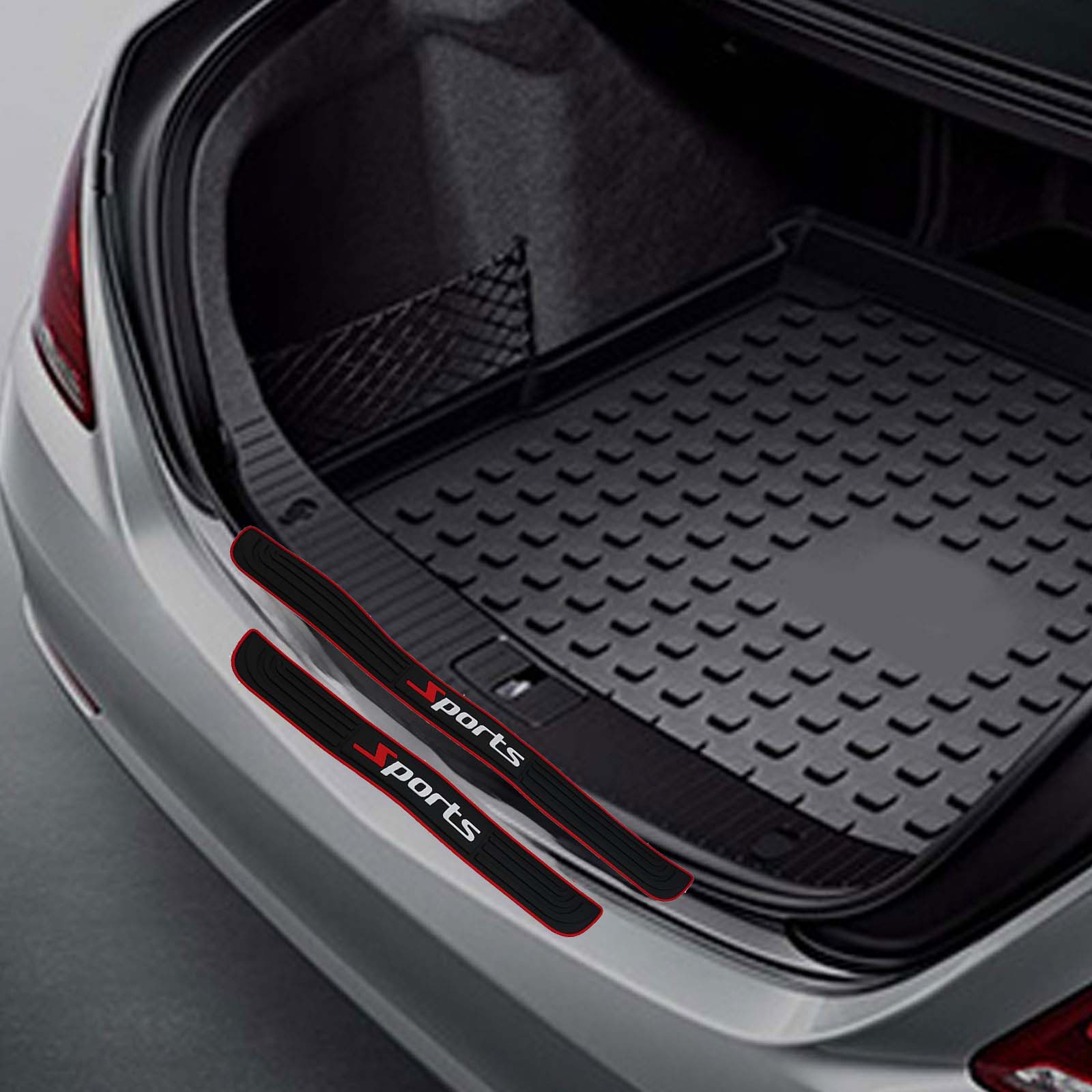 

For Car Door Sills Black Scuff Plate Cover Sleek Design Waterproof High Quality Material Long-Lasting Protection China Mainland