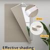 No Drill Velcro Blackout Curtain Eco Friendly Polyester Sun Shield Window Shade