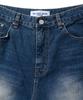 TEN PAST SEVEN Brushed Wide Denim Pants