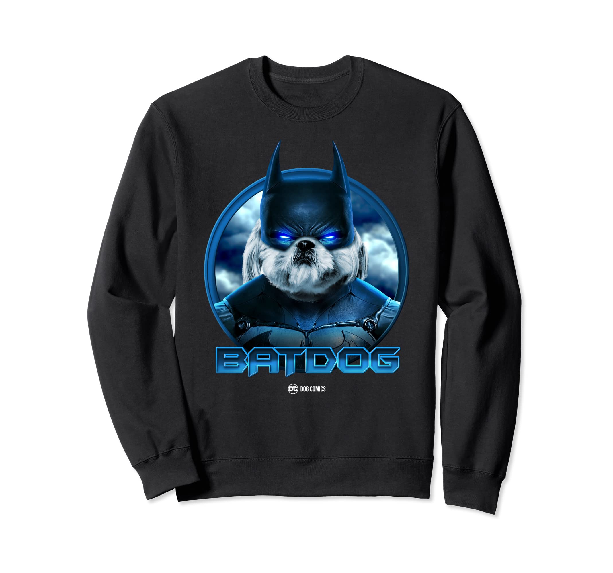 BATDOG Рождественская смешная толстовка с ши-тцу